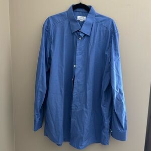 NWOT subtle blue checked dress shirt